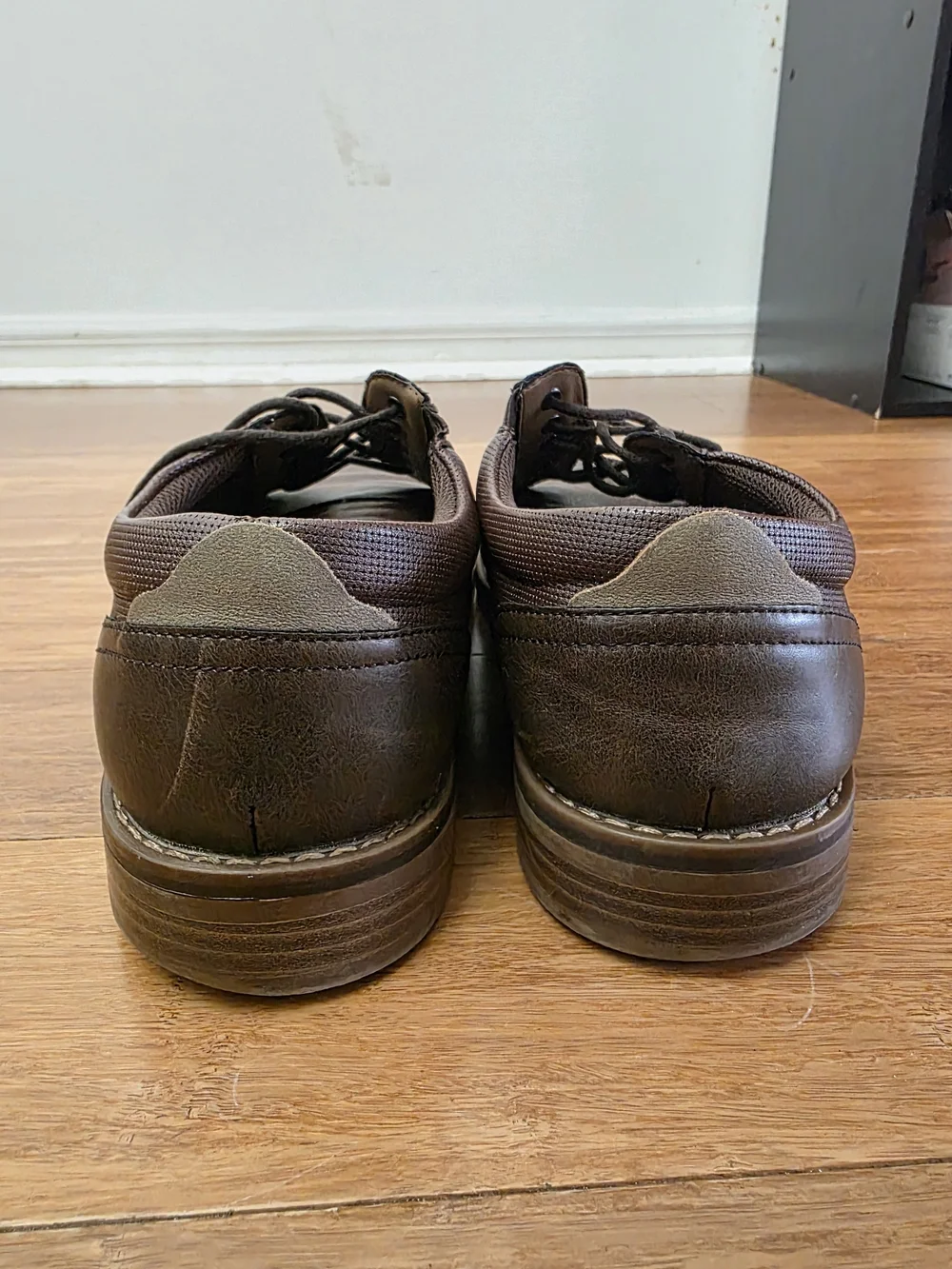 Parker & SKY  Men's Dark Brown Leather Lace-Up Oxfords